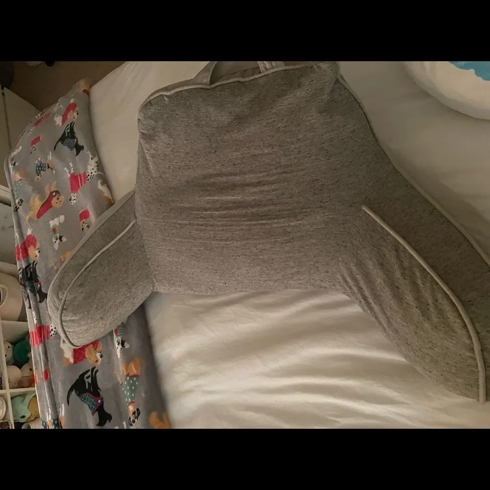 Heathered Grey Arm Pillow